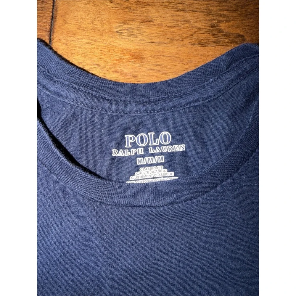 Polo Ralph Lauren Shirt Lot of 2 Mens Medium Blue Classic Fit Mens Casual‎ Used